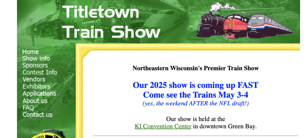 logo of train show